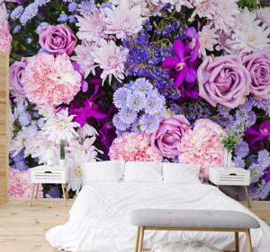 Bloemen foto fotobehang behang