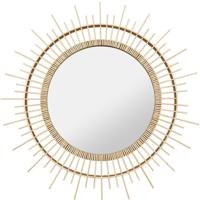 Wandspiegel Sun - zon - rotan - D80 cm - bohemian/boho spiegel