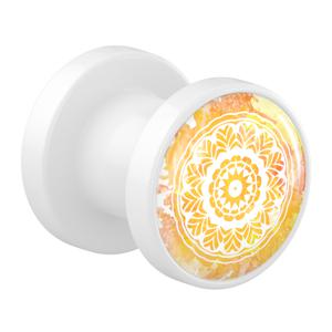 Tunnel met Mandala-design Acryl Tunnels & Plugs