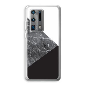 Combinatie marmer: Huawei P40 Pro Plus Transparant Hoesje