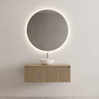 Onderkast Gliss Design Timotheus 100 CM Incl. Topplaat Ash Grey