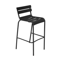 Fermob Luxembourg barkruk H80 Liquorice