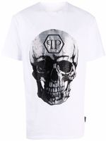 Philipp Plein t-shirt à logo imprimé - Blanc - thumbnail