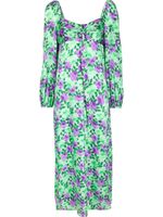 P.A.R.O.S.H. robe Abito à imprimé floral - Vert