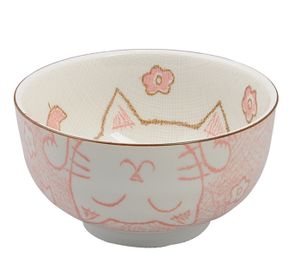 Roze Kom - Kawaii Cat - 12.7 x 7cm - 300ml