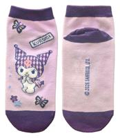 Sanrio Socks Kuromi Japanese Short 36-40
