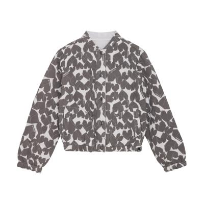Reversible Fancy Jacket Charcoal Gray
