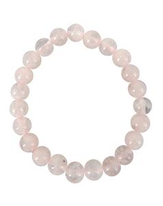 Ruben Robijn Kralenarmband roze kwarts 8mm