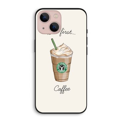 But first coffee: iPhone 13 Biologisch afbreekbaar hoesje