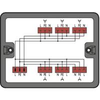 WAGO 899-631/331-000 Verdeeldoos 899 25 A Zwart 1 stuk(s)