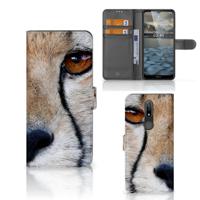 Nokia 2.4 | Telefoonhoesje | Met pasjeshouder | Cheetah