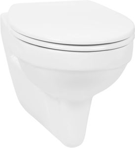 Saqu Spend 1-pack randloos hangtoilet incl. toiletbril Wit