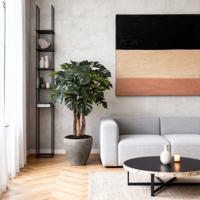 Monstera Kunstplant Deluxe 120cm op stam