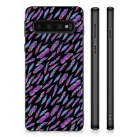 Samsung Galaxy S10 Bumper Case Feathers Color