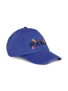 MAX&Co. Kids casquette à logo brodé - Bleu