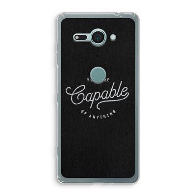 Capable: Sony Xperia XZ2 Compact Transparant Hoesje