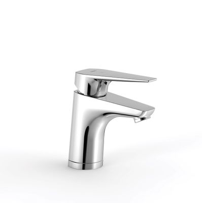 Wastafelkraan Tres Canigó Plus | Opbouw | Mengkraan | Standaard model | 1-hendel | Chroom