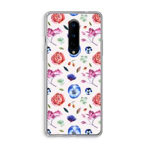 Bloemetjes: OnePlus 8 Transparant Hoesje