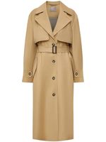 12 STOREEZ Trenchcoat met enkele rij knopen - Beige - thumbnail