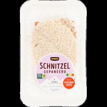 Jumbo Schnitzel Gepaneerd Varkensvlees met Zigeunersaus 2 Stuks