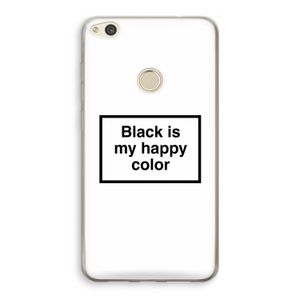 Black is my happy color: Huawei Ascend P8 Lite (2017) Transparant Hoesje