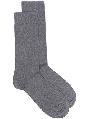 Sunspel chaussettes à logo imprimé - Gris
