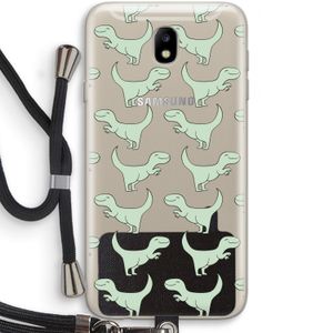 Dinos: Samsung Galaxy J7 (2017) Transparant Hoesje met koord
