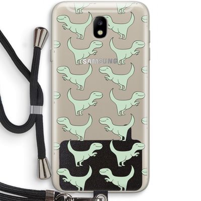 Dinos: Samsung Galaxy J7 (2017) Transparant Hoesje met koord