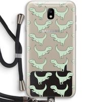 Dinos: Samsung Galaxy J7 (2017) Transparant Hoesje met koord