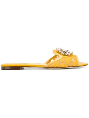Dolce & Gabbana mules Bianca - Jaune