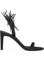 Giuseppe Zanotti sandales Fenice 105 mm - Noir