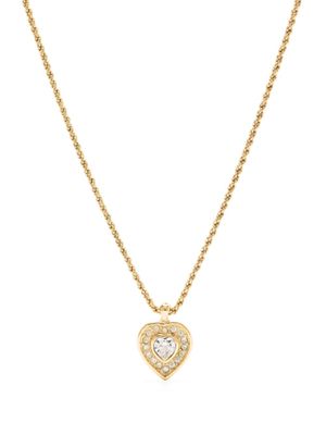Christian Dior Pre-Owned collier chaîne à pendentif cœur (années 2000)