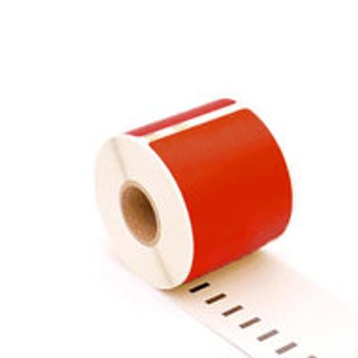 Huismerk DYMO 99014 / S0722430 Labels Rood (101x54mm)