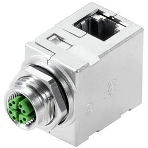 Weidmüller IE-AD-M12XRJ45-90 1400610000 Adapter, haaks 10 stuk(s)