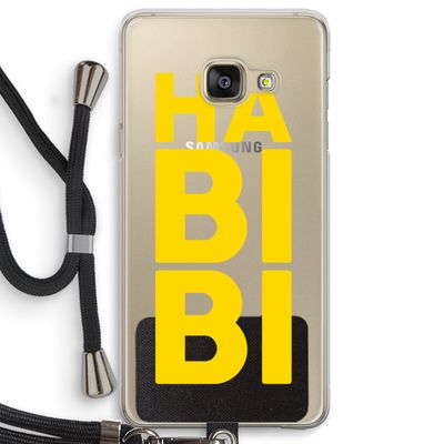 Habibi Majorelle : Samsung Galaxy A3 (2016) Transparant Hoesje met koord