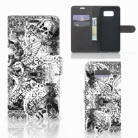 Telefoonhoesje met Naam Samsung Galaxy S8 Plus Skulls Angel
