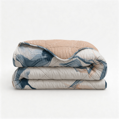 1+1 Gratis Wasbaar Lazy Dekbed Zonder Overtrek - Zonder Overtrek - Glass Flower - Dekbed-Discounter.nl