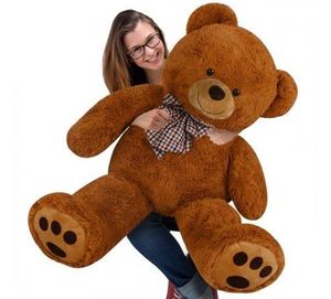 Monzana Knuffelbeer - Pluche - 100cm - Bruin