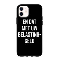 Belastinggeld - Zwart: iPhone 12 mini Tough Case