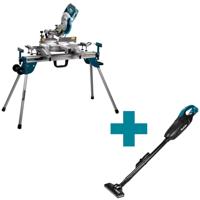 Makita LS1018LNX4 Radiaal afkortzaag 260mm 1430W + DEBWST06 Onderstel