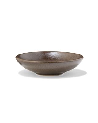 HEMA Schaaltje Ø8cm PUUR reactief glazuur donkerbruin (donkerbruin)