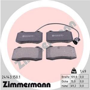 Remblokkenset 241431501