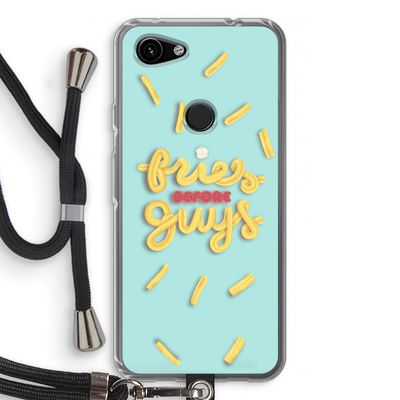 Always fries: Pixel 3a Transparant Hoesje met koord