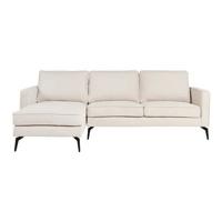 by fonQ Milan Chaise Longue 3-zitsbank - Links / Rechts - Linnen - Beige