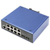 Digitus DN-651157 netwerk-switch Managed L2 Gigabit Ethernet (10/100/1000) Zwart, Blauw - thumbnail