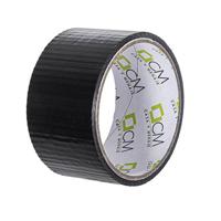 Duct tape - zwart - 1x rol - 48mm x 10m - binnen/buiten