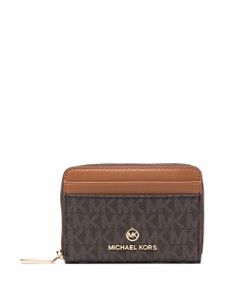 Michael Kors petit portefeuille Jet-Set à logo - Marron