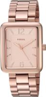 Horlogeband Fossil ES4156 Roestvrij staal (RVS) Rosé 18mm