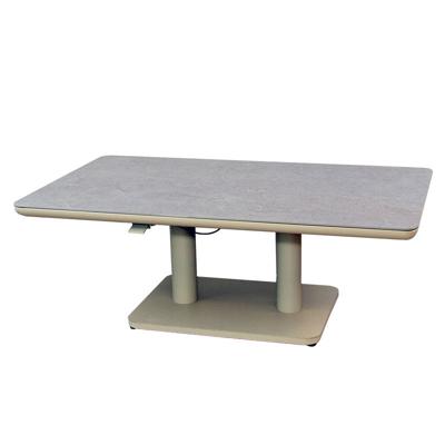 Sedalia verstelbare lounge tafel sunny creme - Oosterik home