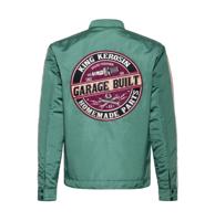 King Kerosin Garage Built Racing Jacket Green-2XL